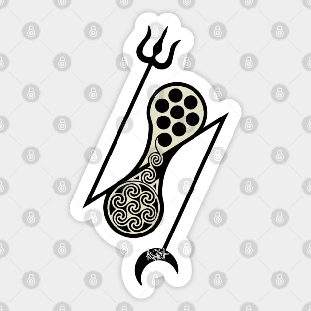 Pictish Power Glyph Symbol Sticker by patfish
